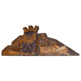 French Painted Architectural Element