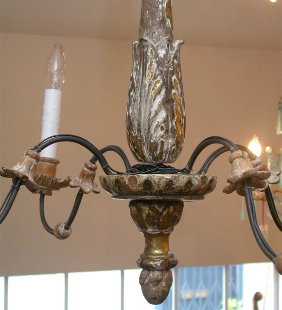 Wood Lucca Chandelier