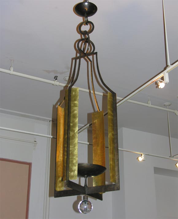 Contemporary Bronze Lantern by Herve van der Straeten