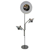 floor lamp with 3 adjustable circle lights