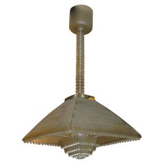 French Art Deco Chandelier by René Lalique