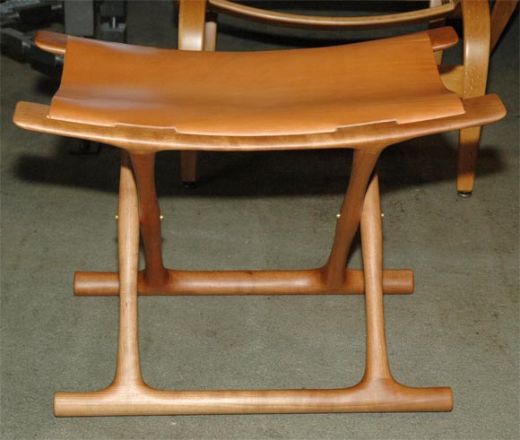 Danish Ole Wanscher Egyptian Folding Stool