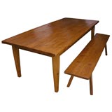 Antique Harvest Table (reproduction from old wood)