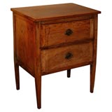 Neoclassical walnut commode