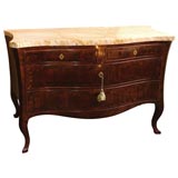 Italian inlaid palisander commode