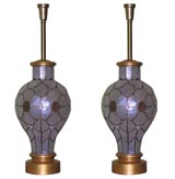 Pair of Stiffel Capiz Shell Table Lamps
