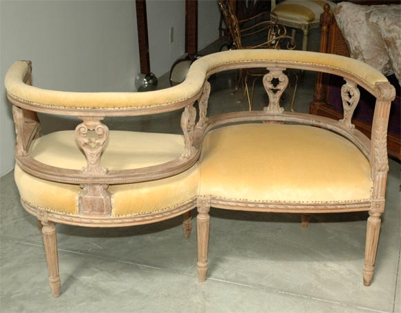 Louis XVI Vis-a-Vis Love Seat