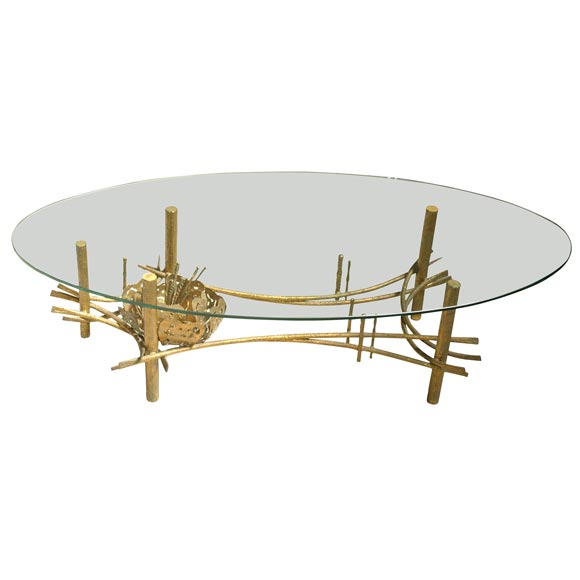 Curtis Jere Lotus Blossom Coffee Table