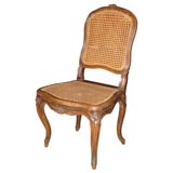 18th Century French Walnut Caned Chair 18th Century French Walnut Caned Chair