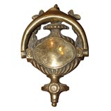 Antique 19th C. Brass Doorknocker