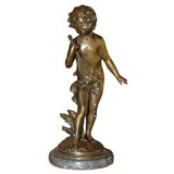 Early 1900's Signed Bronze Statue