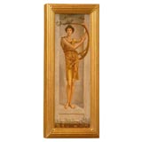 "Goddess Holding Harp"