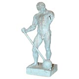 Vintage Spelter Mr. Olympia Trophy