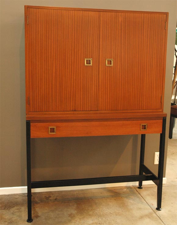 British Mid-Century Wall-Mounted Bar And Serving Table
