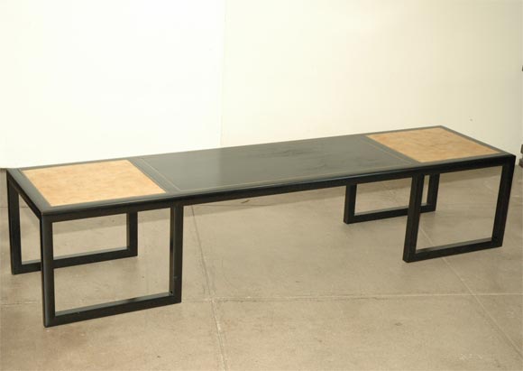 Long Baker Capiz Shell Cocktail Table