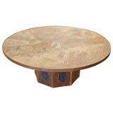 Philip And Kelvin Laverene Circular Cocktail Table