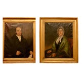 Pair of 19th C Framed Portraits.