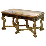 Antique French Mirrored Coffee Table