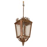 Louis XV style iron lantern