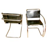 Pair of MR 20 Chairs by Ludwig Mies Van Der Rohe