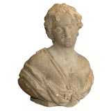 18th Century Limestone Bust