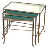 French Nesting Tables in Bronze