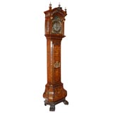 Dutch Rococo Marquetry Longcase Clock