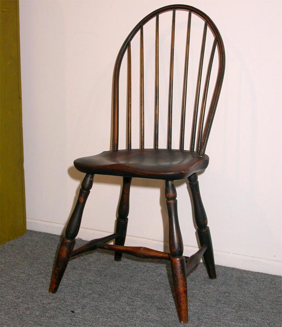 American 19THC SET OF FOUR    WINSOR  CHAIRS