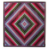 Vintage amish crib quilt