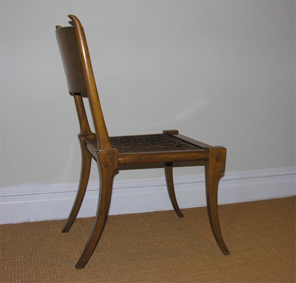 A Fine Klismos Chair by T. H. Robsjohn-Gibbings. 2