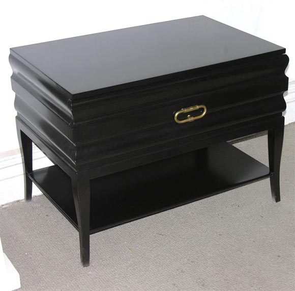 Custom 'Wavy' Parzinger Originals at Palumbo Night Stand