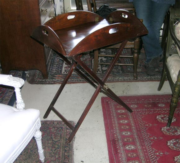 Butler's Folding Tray and Stand