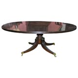 Rare 6.5 Feet Round Regency Dining Table