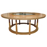 Widdicomb lazy Susan coffee table