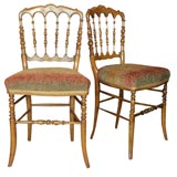 Set of 8 Napoleon III Turned Dining Chairs