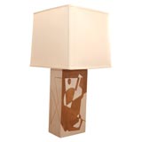 Cubist design lamp.