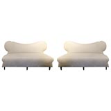 Pair of  Upholstered Banquettes