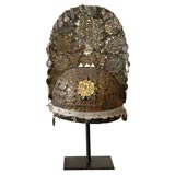 Vintage Handmade Yoruba Initiation Helmet