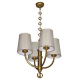 4-arm Dore Bronze Chandelier