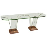 Modernage Glass Console Table