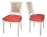 Set of 4 French side chairs