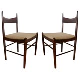 Set of 6 Kurt Ostervig Danish Solid Rosewood Dining Chairs