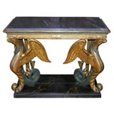 Swedish Gustavian Griffin Console