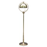 A Brass American Art Deco Floor lamp