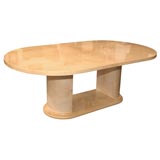 An Italian Parchment Dining Table / Desk