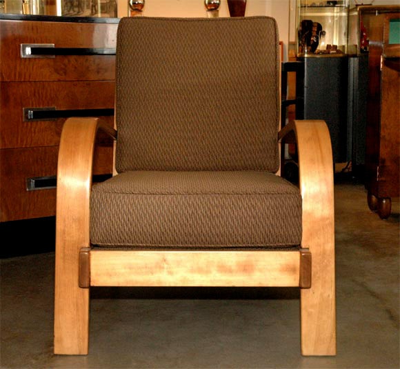 Rare Pair of Streamline Chairs by Russell Wright for Conant Ball