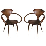 Two Chairs by Norman Cherner produced by Plycraft