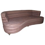 custom 1940s sofa in original upholstery