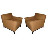 pair of club chairs by Russell Wright