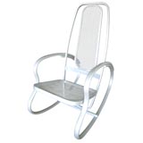 Aluminum and Steel Rocking Chair